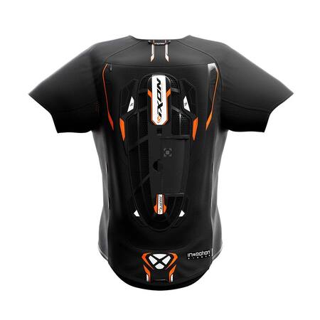 Ixon IX-Airbagweste U05 Herren, schwarz/orange - Größe XS