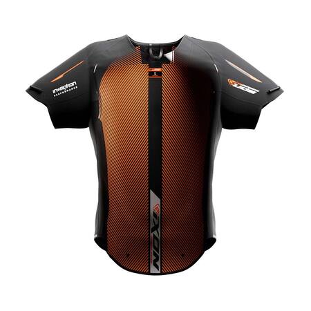 Ixon IX-Airbagweste U05 Herren, schwarz/orange - Größe XS