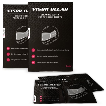 Pinlock | Visier- und Helmreinigungstuch | 8er Spender
