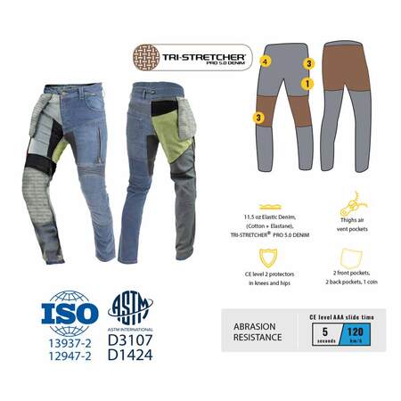 Trilobite Jeans | Parado | Doublelayer | CE AAA | Herren | hellgrau | Slim Fit | L32