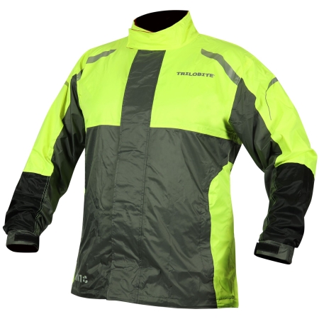 Trilobite Regenjacke Raintec Herren grau/fluo-gelb