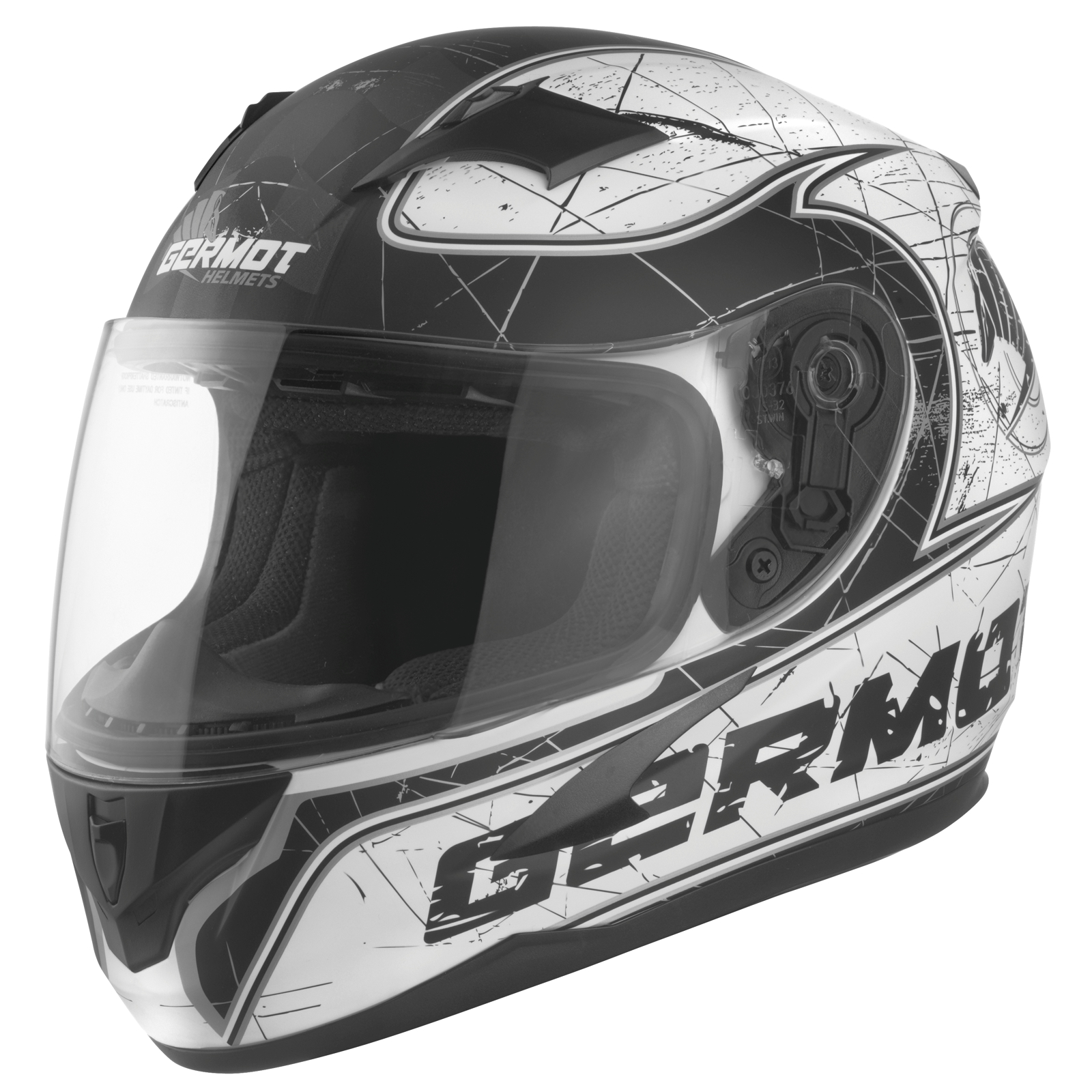 GERMOT Vertriebs GmbH - Germot Helm GM 420 matt-weiß/schwarz