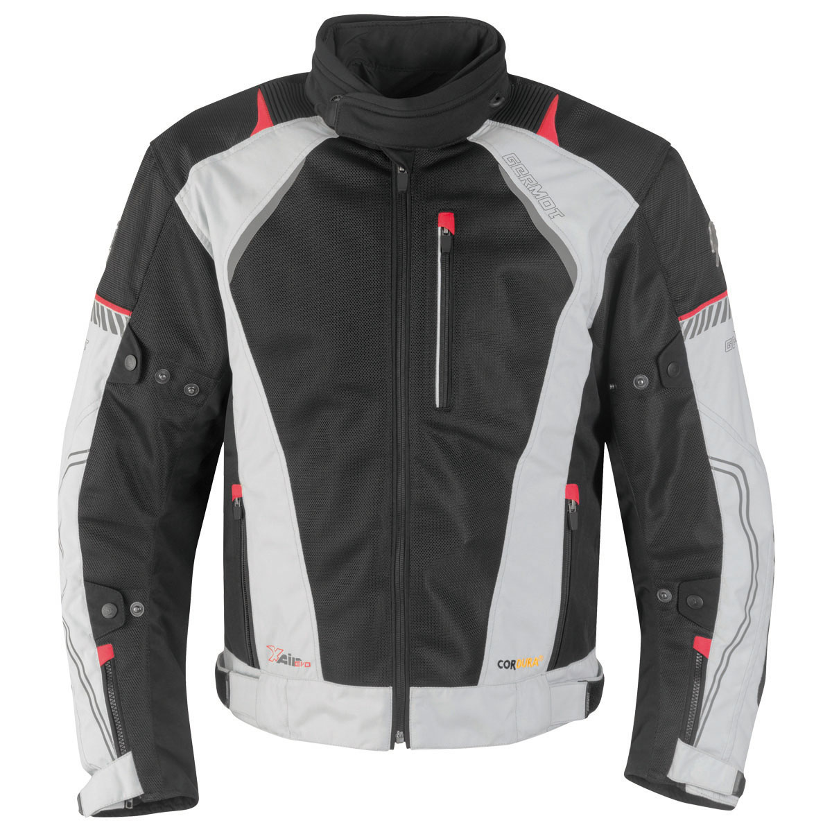 GERMOT Evo Damen - Jacke Germot Zweirad-Zubehör GmbH Pro hellgrau/schwarz X-Air Vertriebs