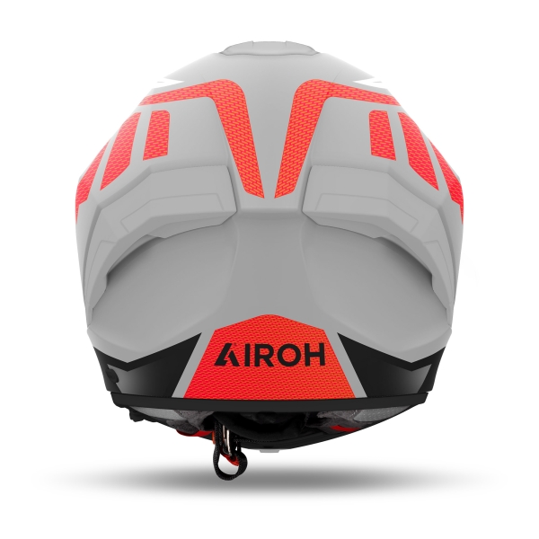 Airoh Helm | Matryx | Rider | matt-grau/schwarz-rot-weiß