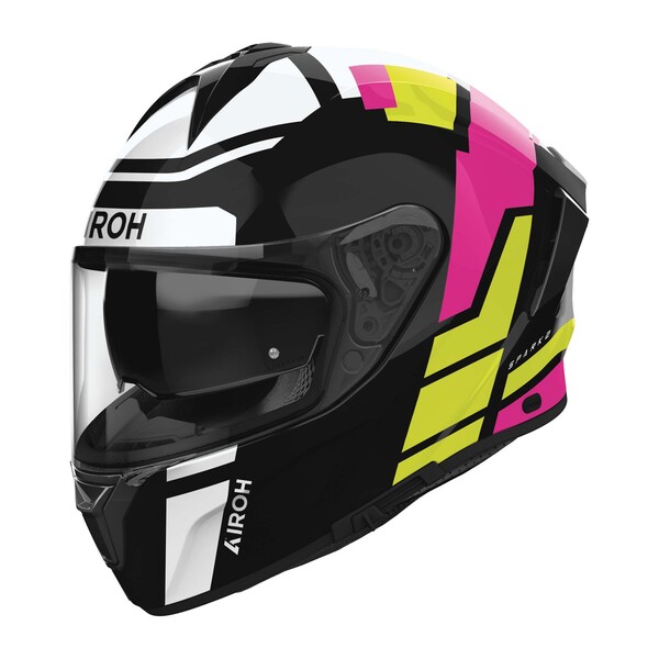 Airoh Helm | Spark 2 | Lively | weiß/schwarz-pink-fluo-grün