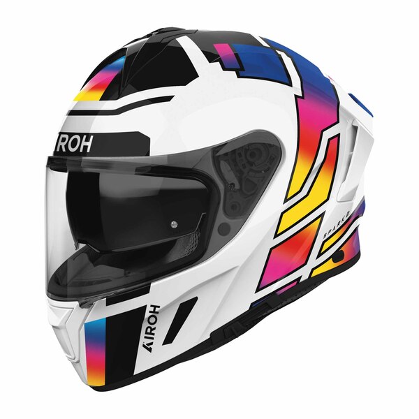 Airoh Helm | Spark 2 | Lively | schwarz/mint-lila
