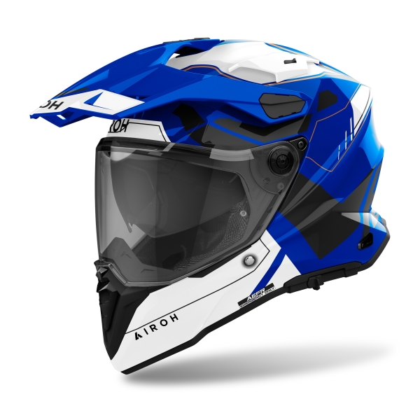 Airoh Helm | Commander 2 | Reveal | blau/weiß-schwarz