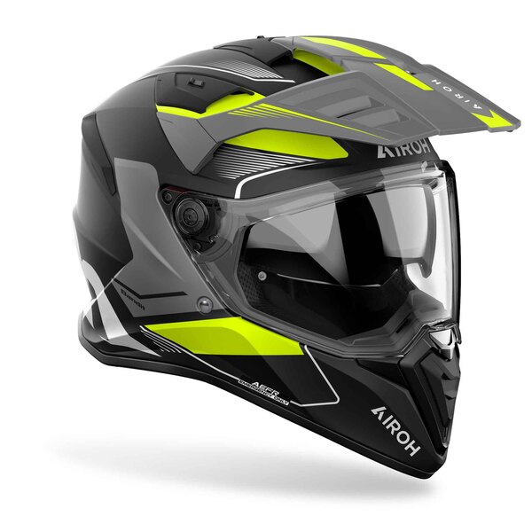 Airoh Helm | Bandit | Tune | matt-schwarz/grau-fluo-gelb