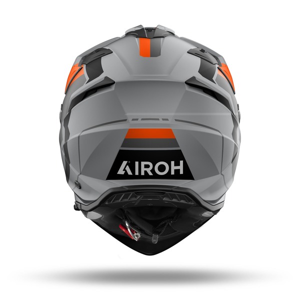 Airoh Helm | Bandit | Horn | matt-grau/schwarz-orange