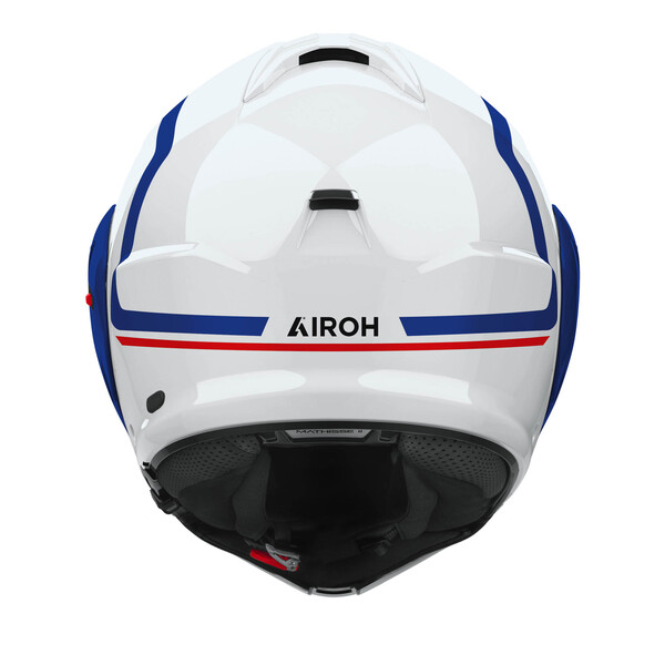 Airoh Helm | Mathisse II | Genius | weiß/blau-rot
