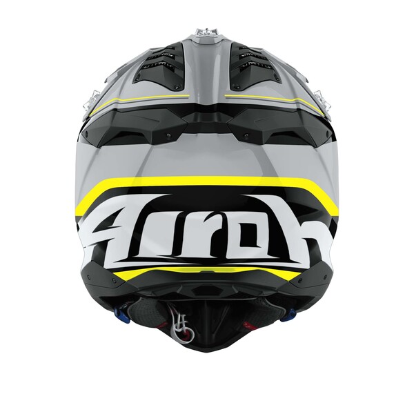 Airoh Helm | Aviator 3 | Leader | grau/schwarz-fluo-gelb