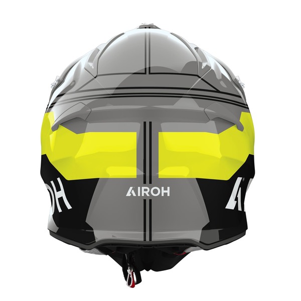 Airoh Helm | Aviator Ace 2 | Fury | grau/schwarz-fluo-gelb
