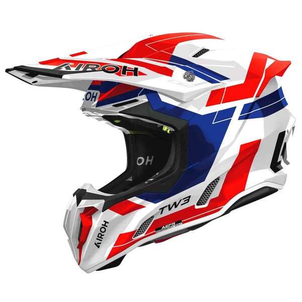 Airoh Helm | Twist 3 | Dynasty | weiß/blau-rot