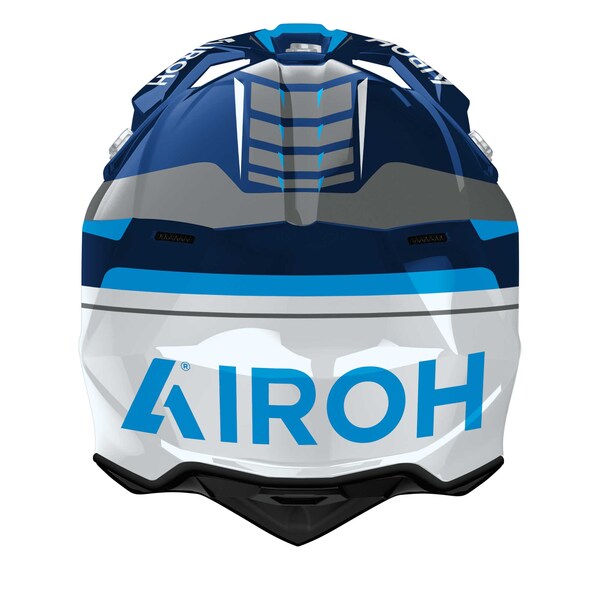 Airoh Helm | Wraaap | Conquer | blau/weiß-schwarz