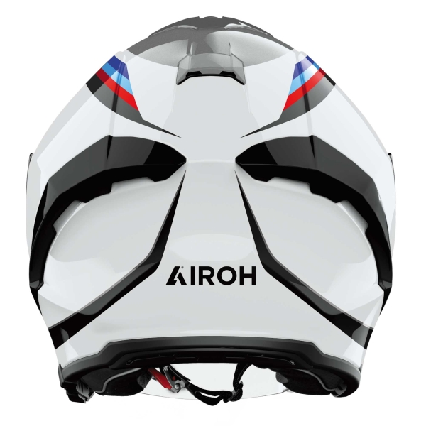 Airoh Helm | H 21 | Arrow | weiß/grau-blau-rot