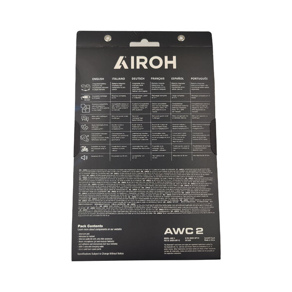 Airoh | Kommunikationssystem | AWC2