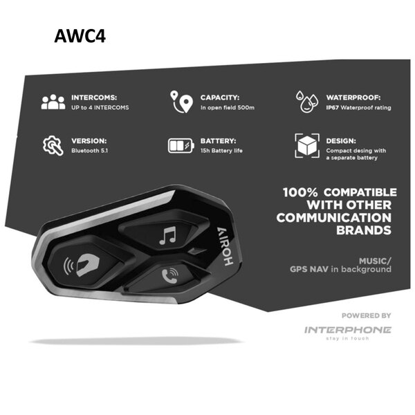 Airoh | Kommunikationssystem | AWC4