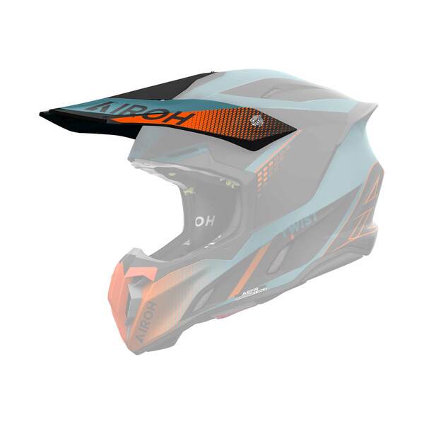 Airoh | Schild | Twist 3 | Shard | matt-schwarz/blau-orange