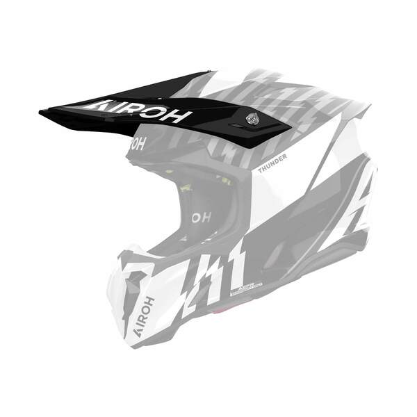 Airoh | Schild | Twist 3 | Thunder | schwarz/weiß-grau