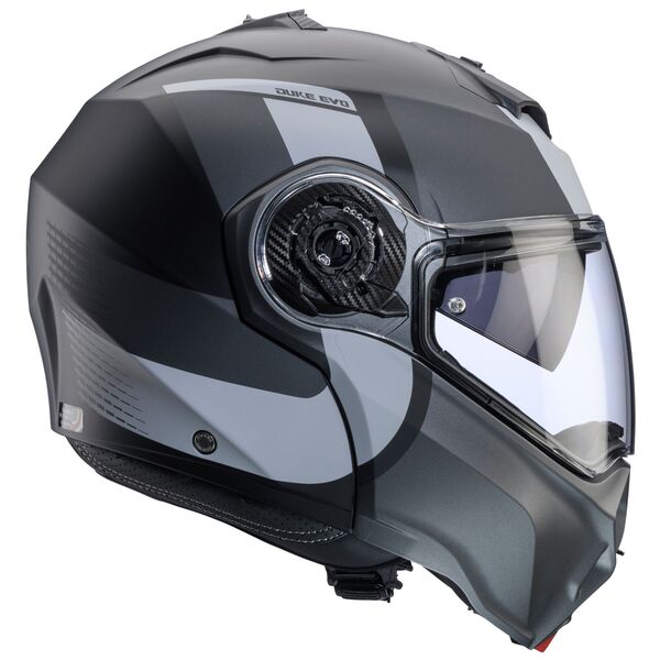 Caberg Helm | Duke Evo | Indy | matt-schwarz/gun metallic-grau