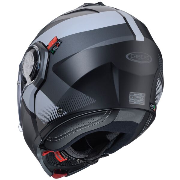 Caberg Helm | Duke Evo | Indy | matt-schwarz/gun metallic-grau