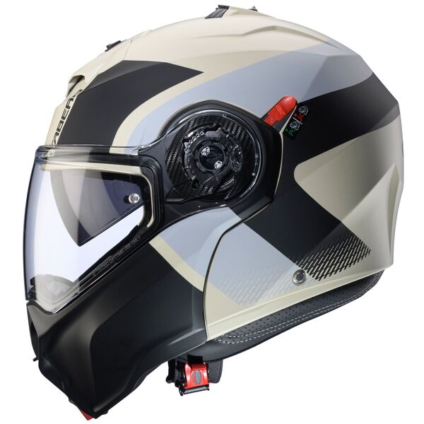 Caberg Helm | Duke Evo | Indy | matt-sand/schwarz-grau