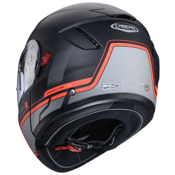 Caberg Helm | Levo X | Elite | matt-schwarz/anthrazit-rot