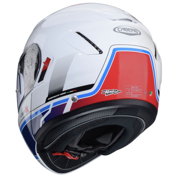 Caberg Helm | Levo X | Elite | weiß/blau-rot