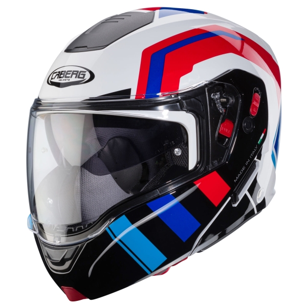 Caberg Helm | Horus X | Road | weiß/schwarz-blau-rot