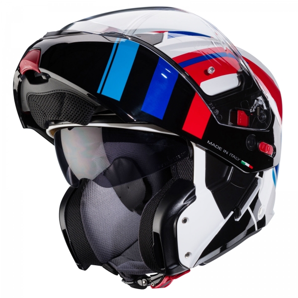 Caberg Helm | Horus X | Road | weiß/schwarz-blau-rot