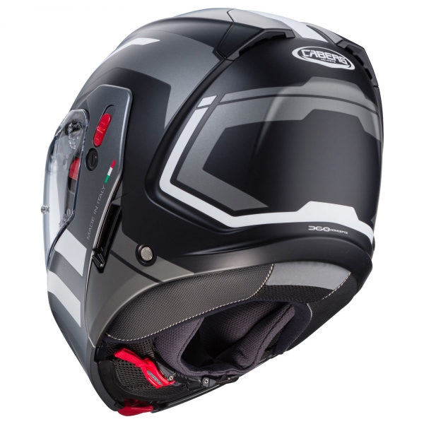 Caberg Helm | Horus X | Road | matt-schwarz/gun-metallic-weiß