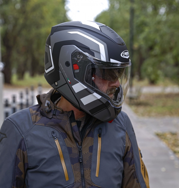 Caberg Helm | Horus X | Road | matt-schwarz/gun-metallic-weiß