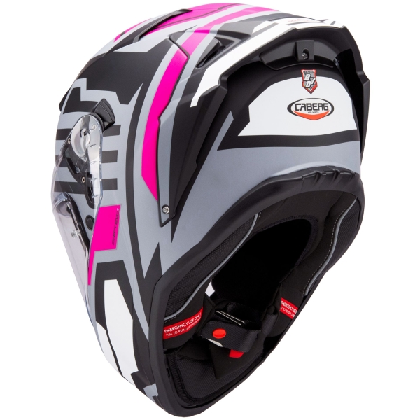 Caberg Helm | Drift Evo II | Horizon | matt-grau/schwarz-Fuchsia