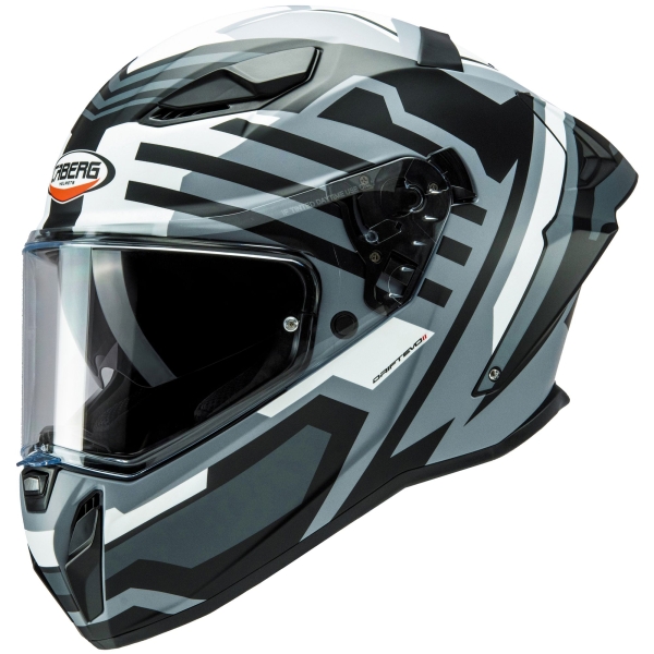 Caberg Helm | Drift Evo II | Horizon | matt-grau/schwarz-weiß
