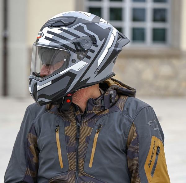 Caberg Helm | Drift Evo II | Horizon | matt-grau/schwarz-weiß