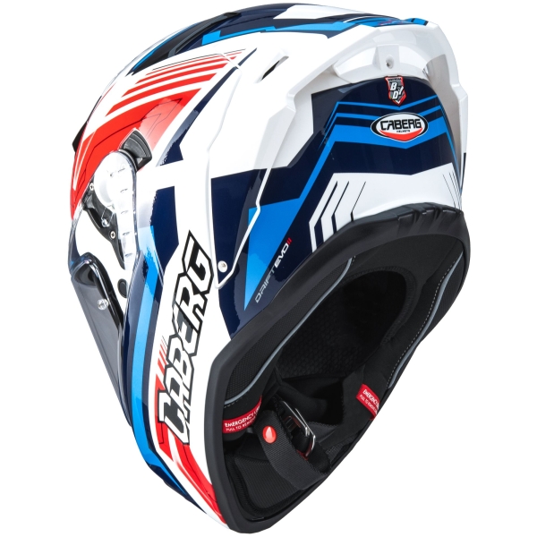 Caberg Helm | Drift Evo II | Jamara | weiß/rot-blau