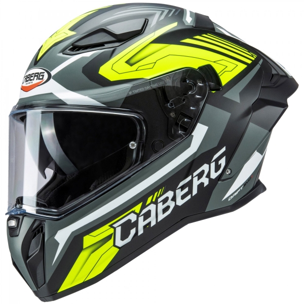 Caberg Helm | Drift Evo II | Jamara | matt-schwarz/grau-fluo-gelb