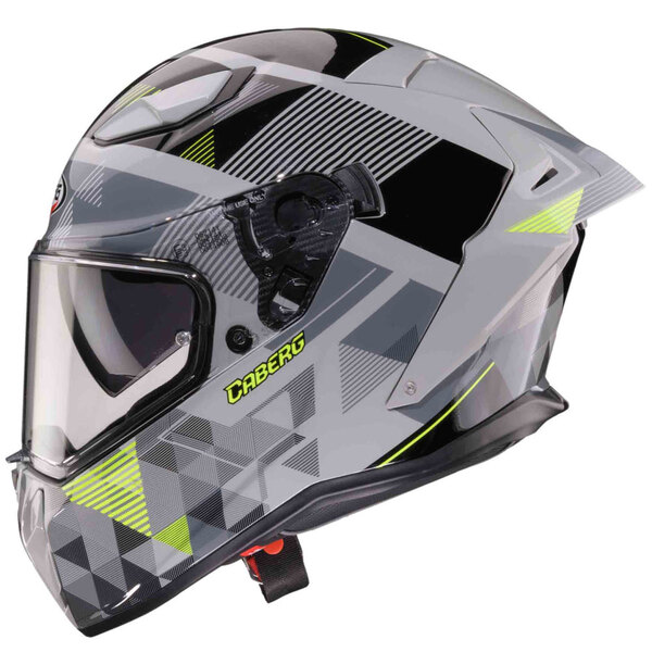 Caberg Helm | Drift Evo II | Prism | grau/schwarz-fluo-gelb