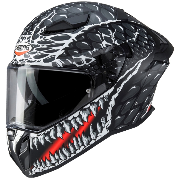 Caberg Helm | Drift Evo II | Crok | matt-schwarz/anthrazit-rot
