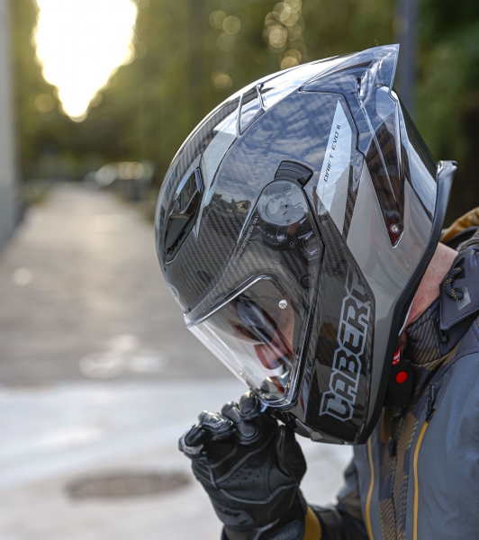Caberg Helm | Drift Evo II | Carbon | Nova | schwarz/grau