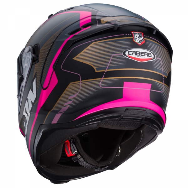 Caberg Helm | Avalon X | Optic | matt-schwarz/grau-Fuchsia