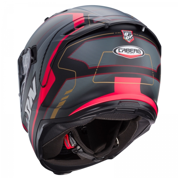 Caberg Helm | Avalon X | Optic | matt-schwarz/grau-rot