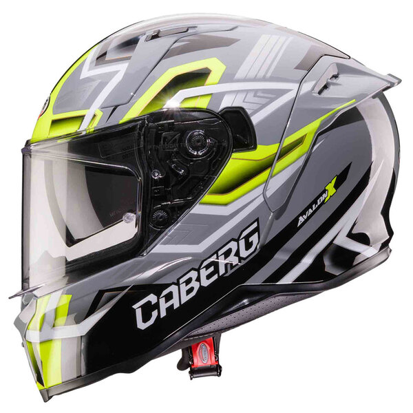 Caberg Helm | Avalon X | Brama | grau/schwarz-fluo-gelb