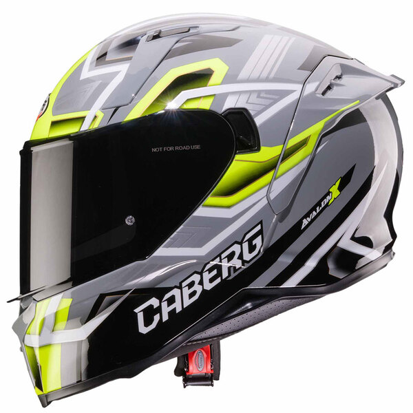 Caberg Helm | Avalon X | Brama | grau/schwarz-fluo-gelb