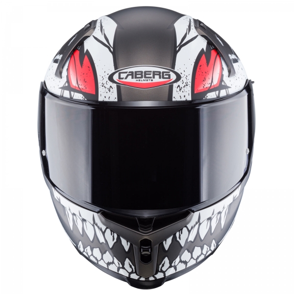 Caberg Helm | Avalon X | Punk | matt-grau/schwarz-rot