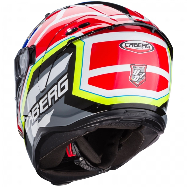 Caberg Helm | Avalon X | Track | schwarz/fluo-gelb-rot-blau