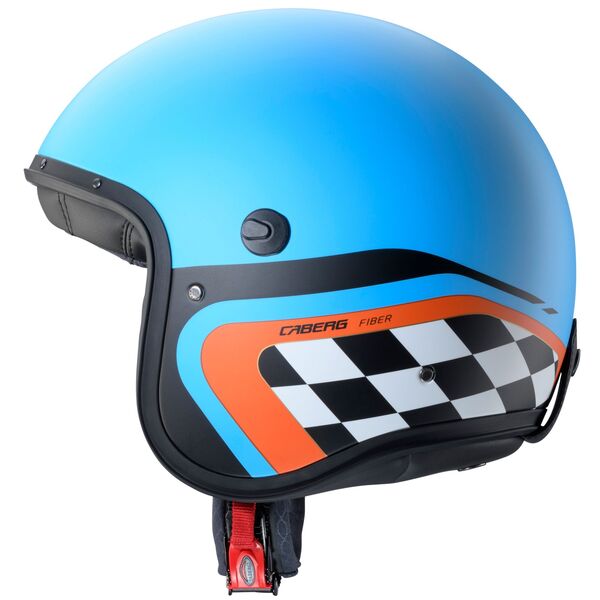 Caberg Helm | Freeride X | Daytona | matt-hellblau/schwarz-orange