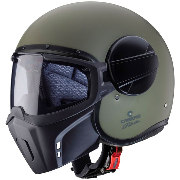 Caberg Helm | Ghost X | matt-grün