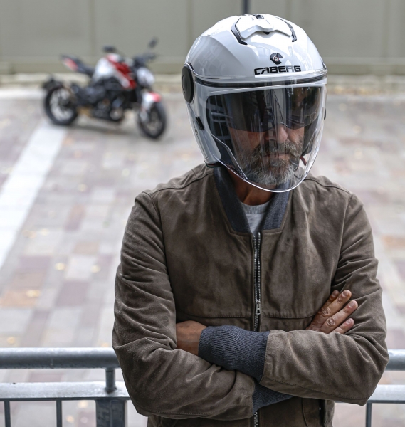 Caberg Helm | Soho | weiß metallic