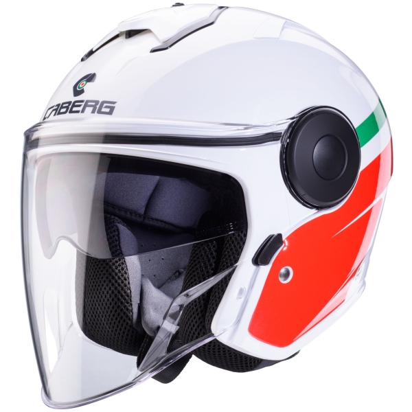 Caberg Helm | Soho | Zephir | Italia weiß/grün-rot